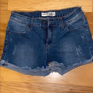 Monkey Ride Blue Jean Shorts